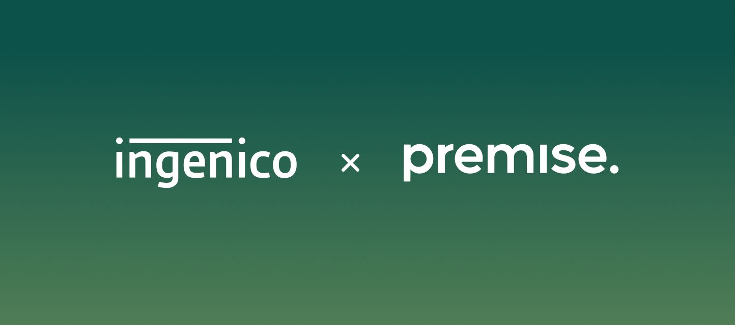 Logos of ingenico and premise